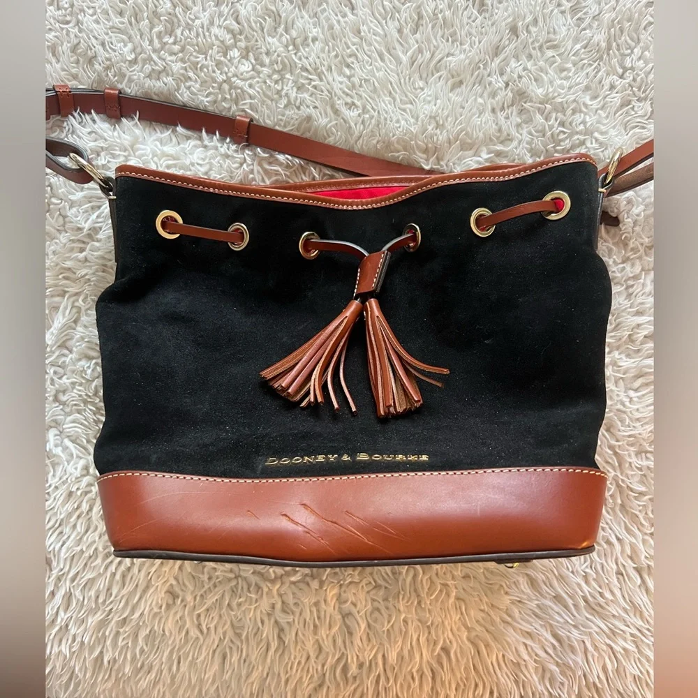 Dooney & Bourke Black Bucket Bag - Picture 7 of 8